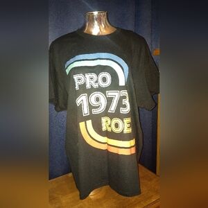 PRO ROE 1973 BLACK TEE